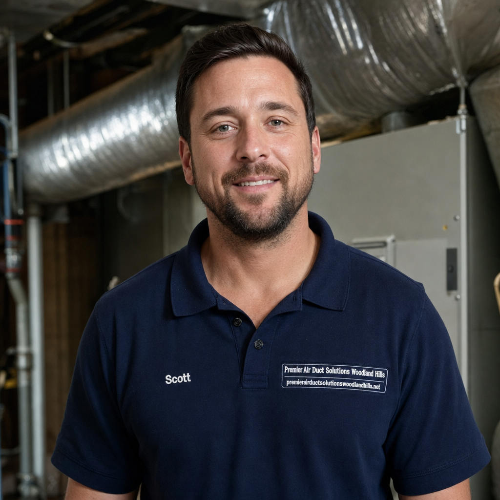 Scott Hill, owner of Premier Air Duct Solutions Woodland Hills